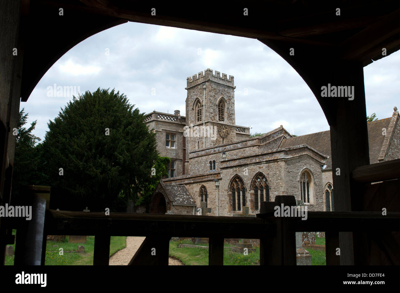 St. Mary`s Church, North Aston, Oxfordshire, England, UK Stock Photo